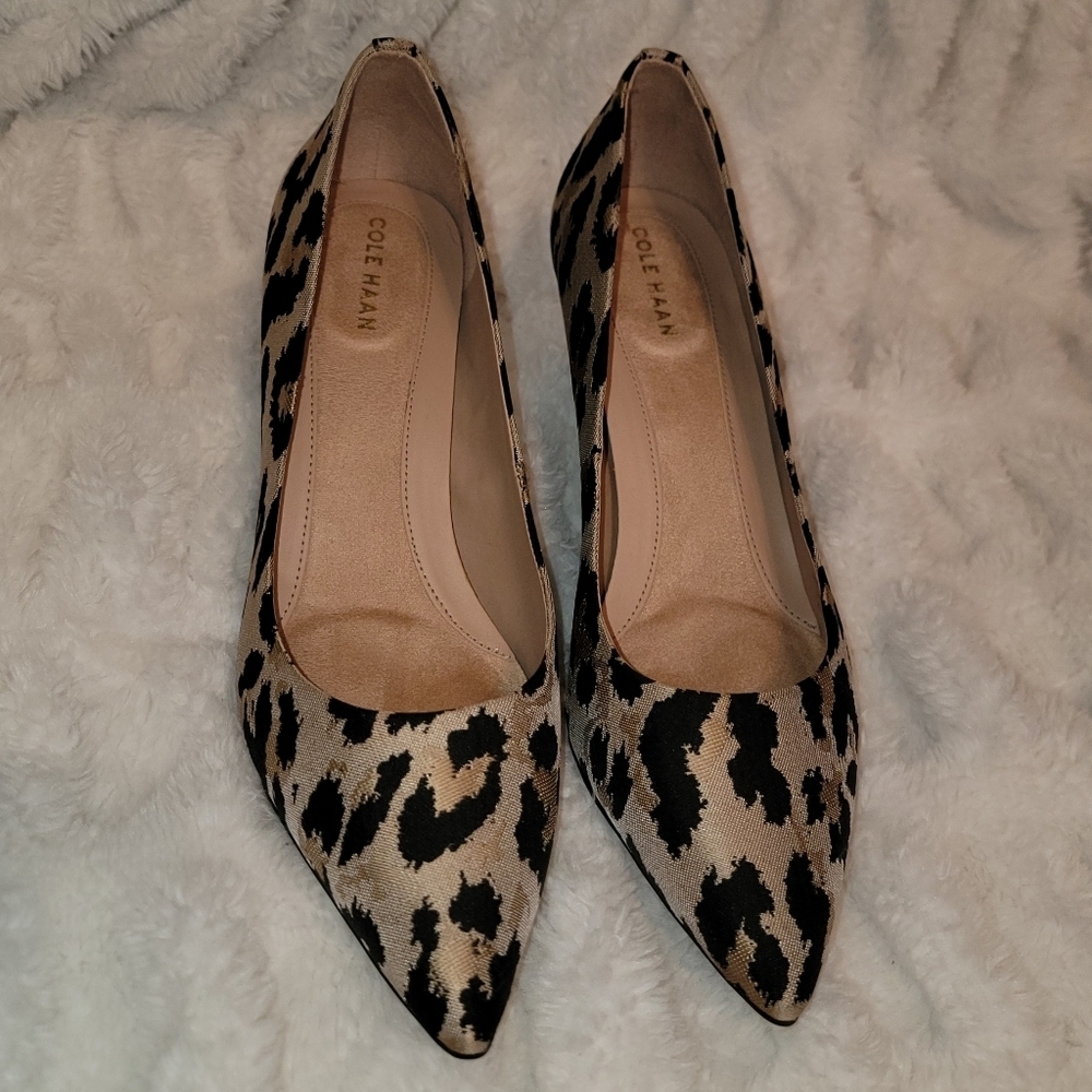 Cole Haan Leopard Print Heels